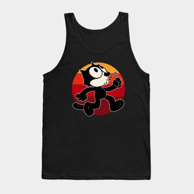 Lucky Cat Keep On Truckin Tank Top by marieltoigo